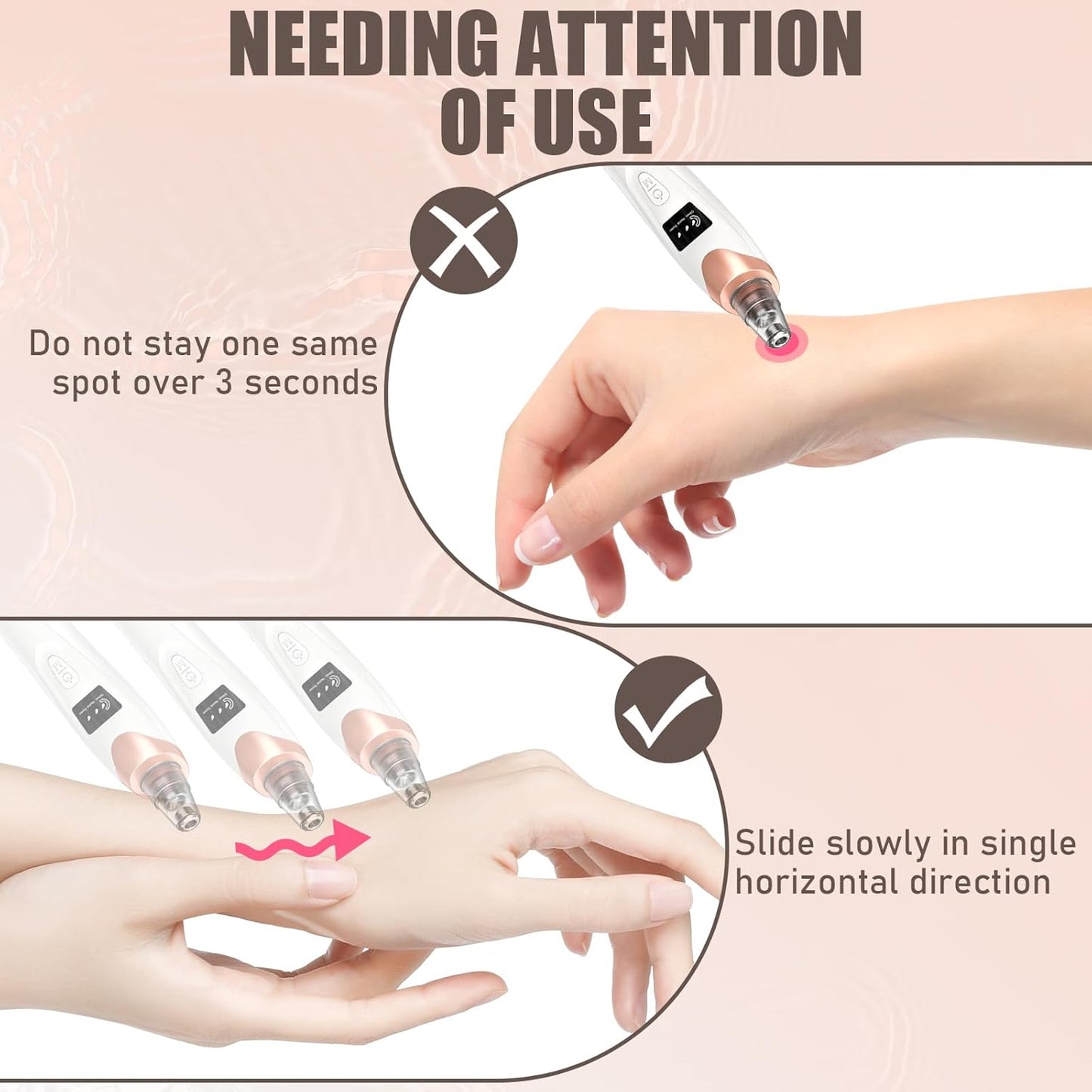 2026 Blackhead Remover Pore Vacuum,Facial Pore Cleaner-5 Suction Power,5 Probes,USB Rechargeable Blackhead Vacuum Kit Electric Acne Extractor Tool for Adult