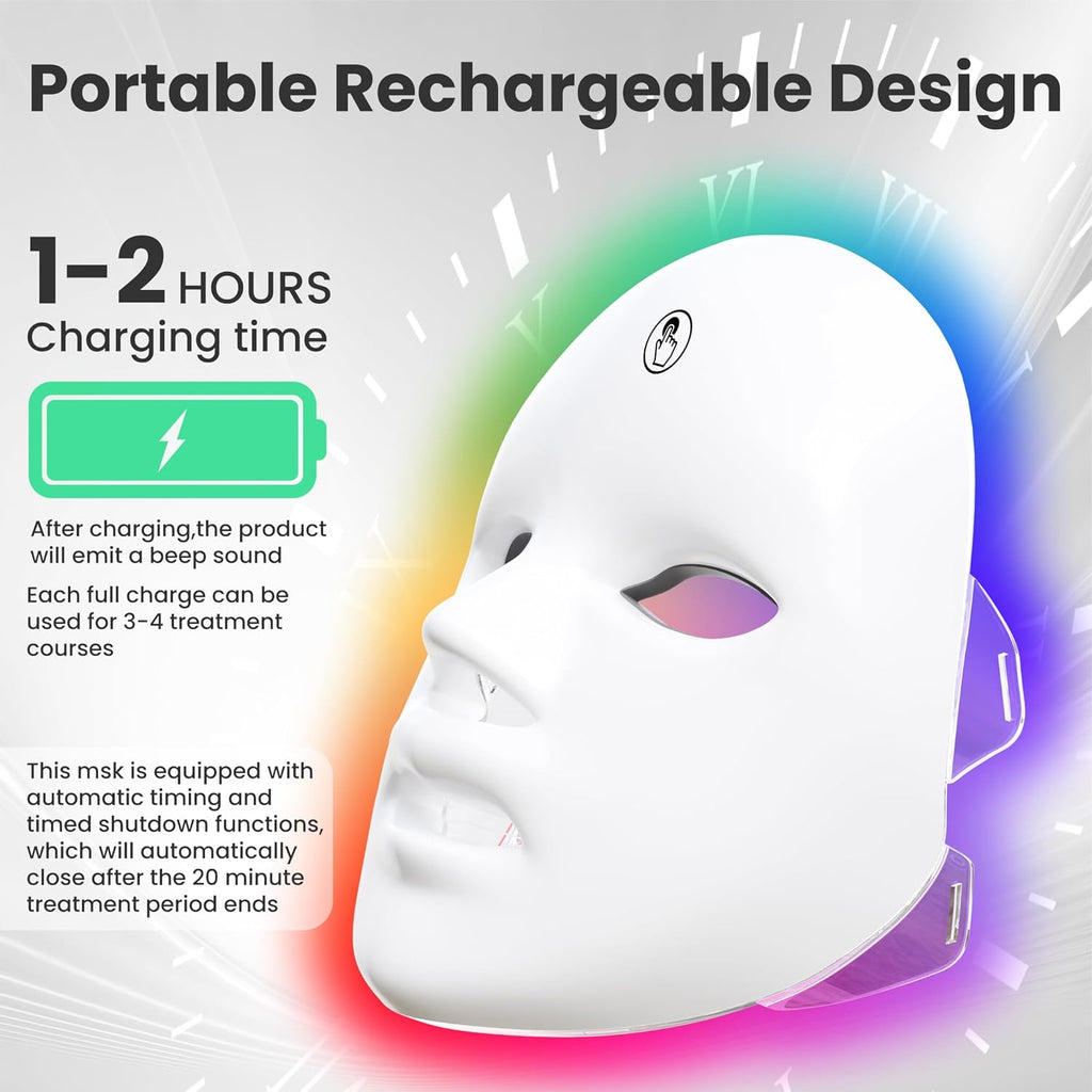 Professional 7-Color LED Therapy Mask