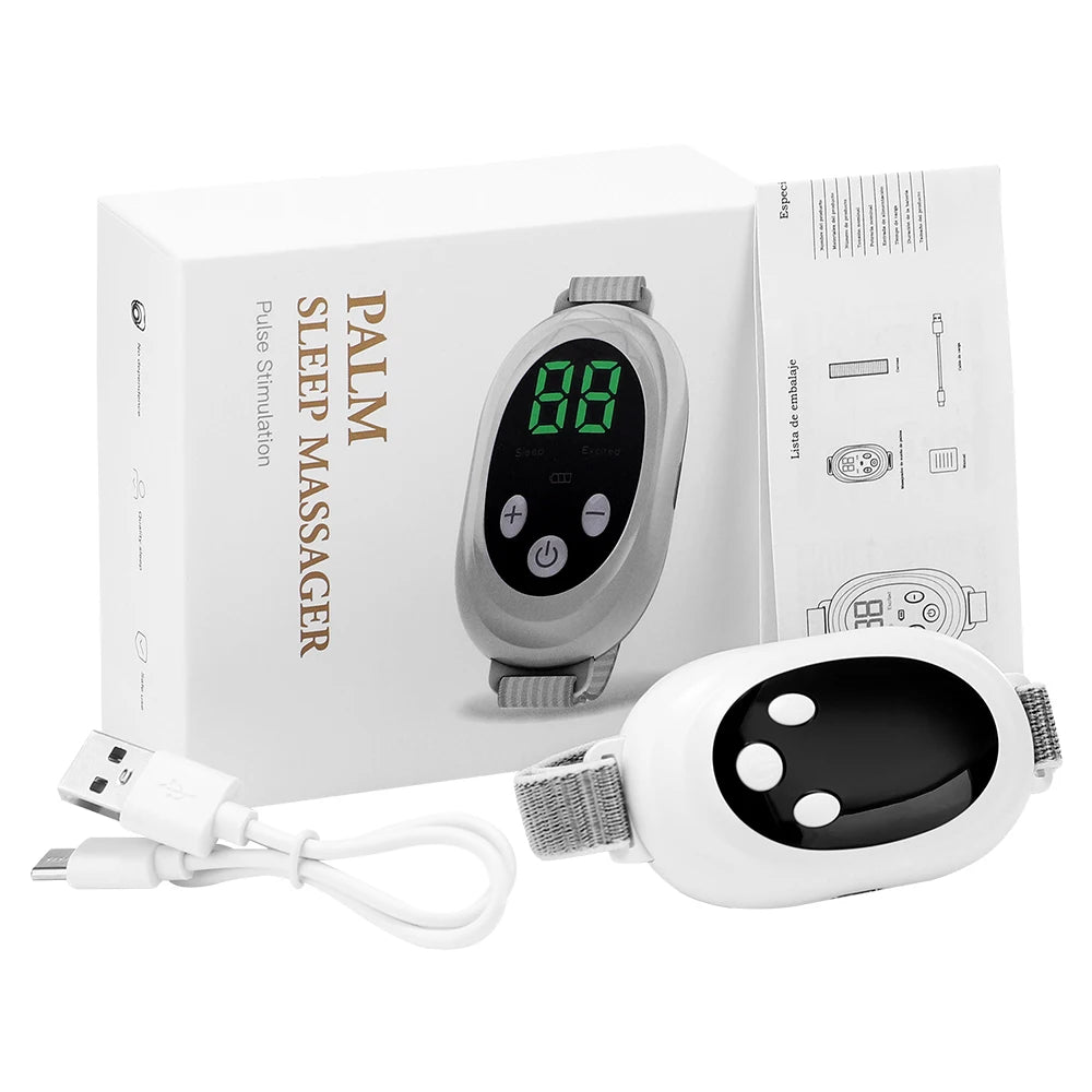 CES vagus nerve stimulation clip ear Sleep Aid Device Relieve Insomnia Promote Fast Sleep Deep Sleep Anxiety Depression Reliever