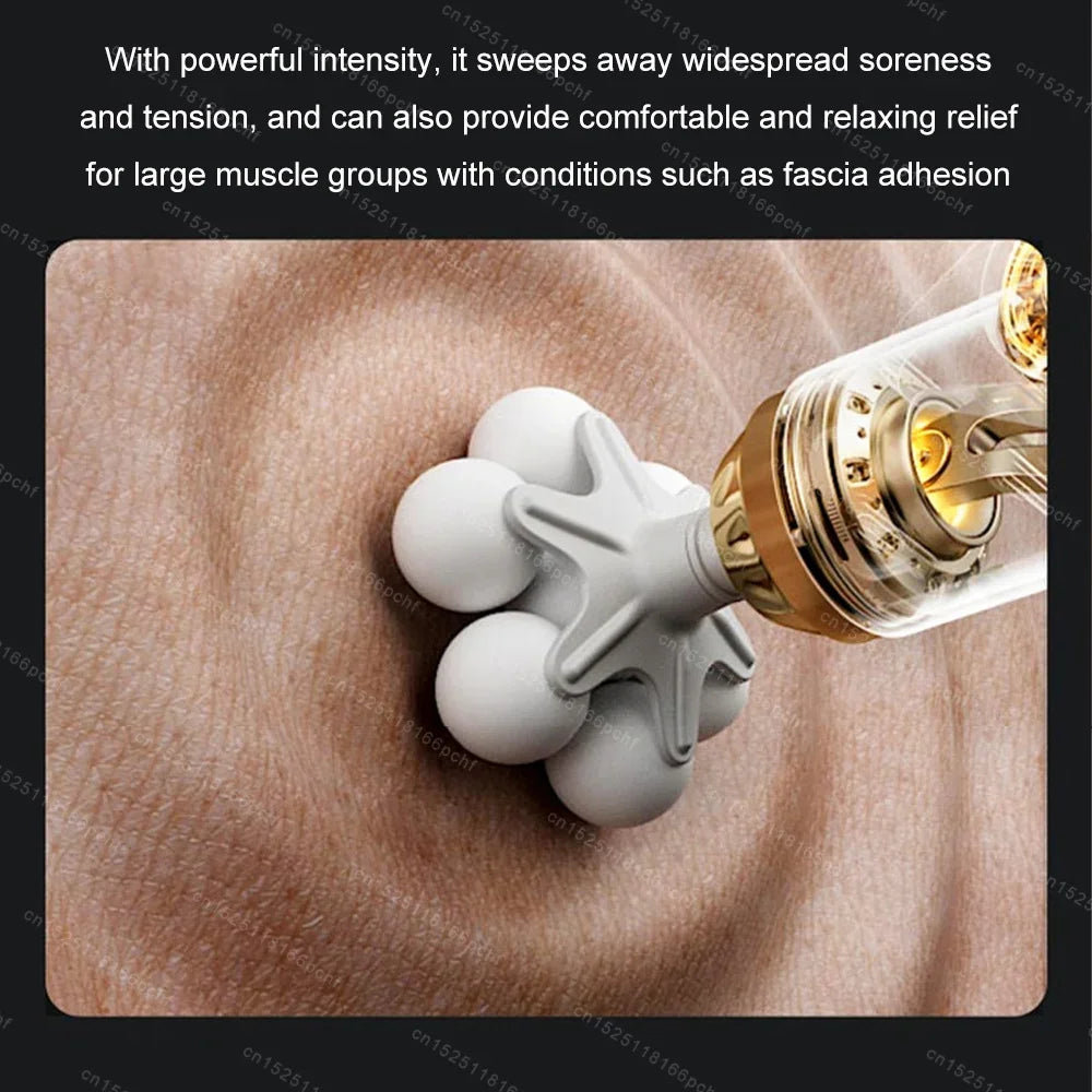 Professional Electric Fascia Massager High Frequency Deep Tissue Muscle Relaxation Massage Gun Fascia Masajeador Fitness