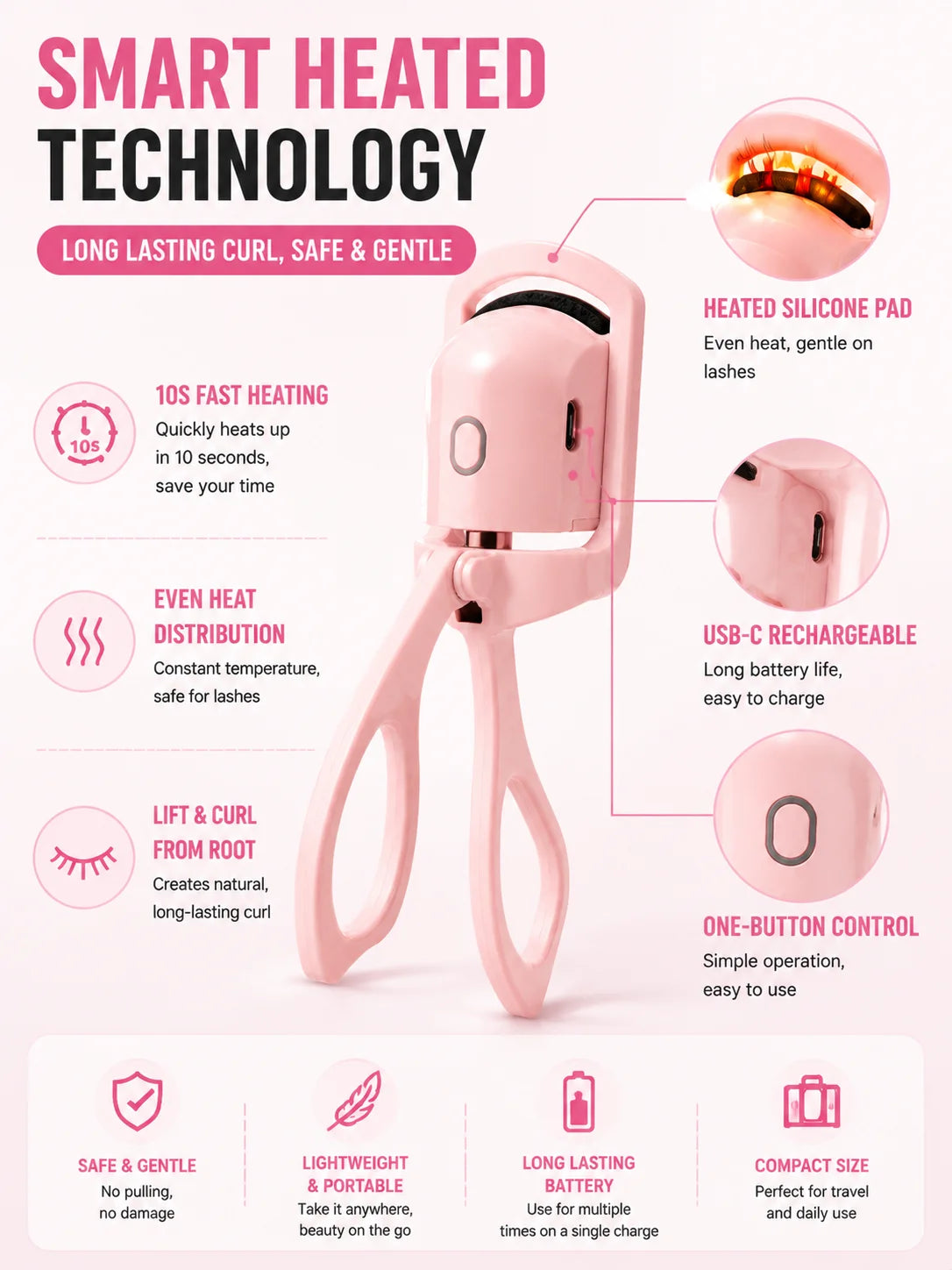 LushLift Heated Eyelash Curler