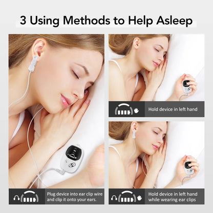 CES vagus nerve stimulation clip ear Sleep Aid Device Relieve Insomnia Promote Fast Sleep Deep Sleep Anxiety Depression Reliever