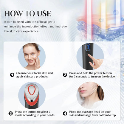 Age-R Booster Skin Care Facial Home Beauty Device Facial Skin Care Tools Anti Aging Microcurrent Lift Face Care Therapy - AliExpress 66