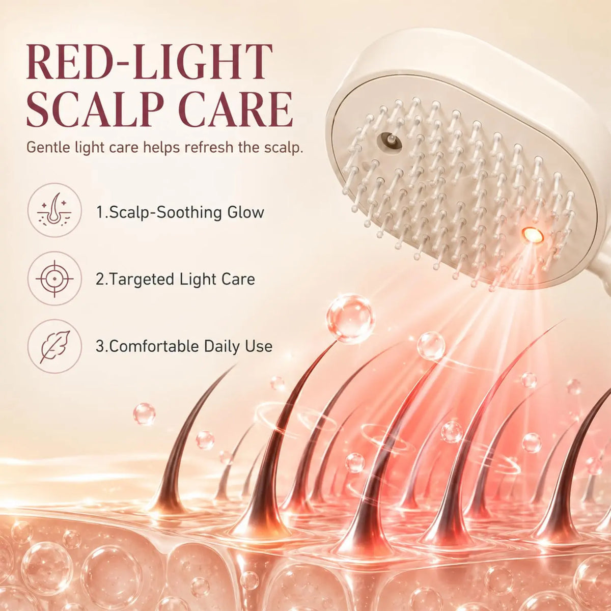 Revolutionary Water Spray Hair Brush