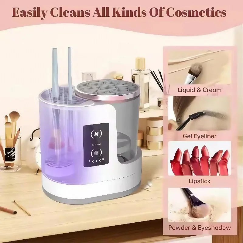 Luxury 3-in-1 Makeup Brush Cleaner