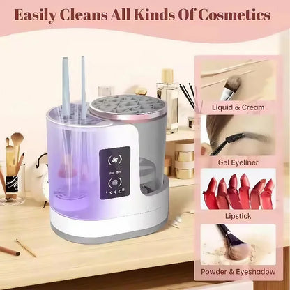 Luxury 3-in-1 Makeup Brush Cleaner