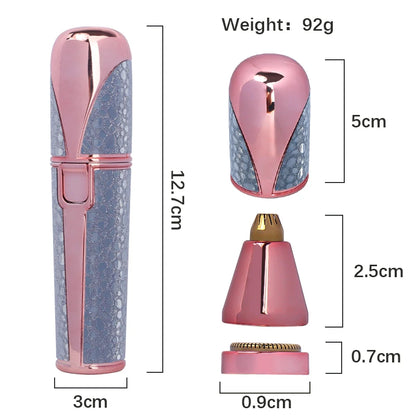 1pcs Usb Electric Eyebrow Trimmer Facial Hair Epilator Eyebrow Razor Women Body Painless Hairs Remover Shaver Eyebrows Profiler